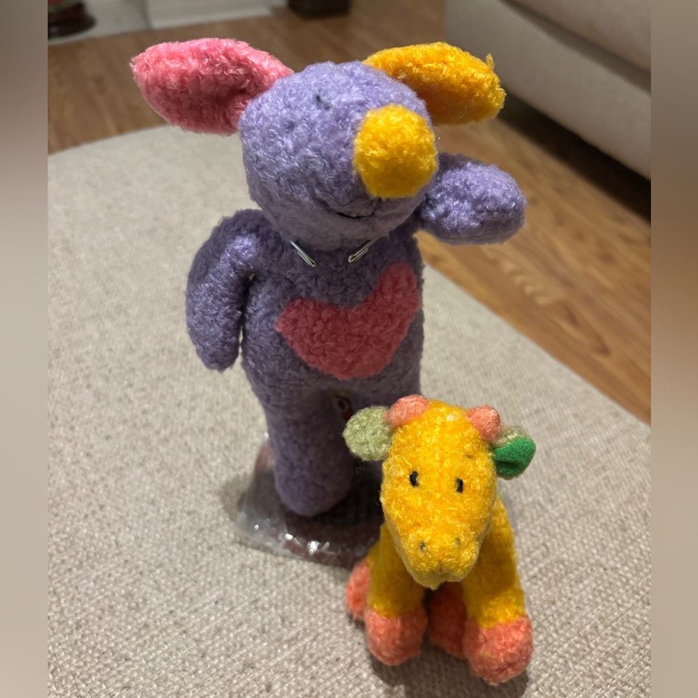 Naito Design Set of 2 Colorful Fun Animals